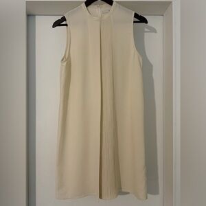 OAK + FORT pleat front shift dress - small